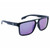 OPTIC NERVE Unisex Larimer Matte Black Sport Sunglasses with Polarized Smoke Lens Blue Mirror (22850)