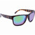 OPTIC NERVE Kingfish Matte Tortoise Sunglasses with Hydroglare Polarized Brown Lens Green Mirror (22878)