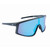 OPTIC NERVE Unisex Stone Cat Matte Aluminum Gray Frame with HYDROGLARE Polarized Smoke Lens Ice Blue Mirror Sunglasses (22880)