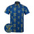 RETRO RIFLE Men's Glocktopus Blue/Yellow Button Down Shirt (79615371)
