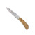 BERETTA Multi-Use Hunting Knife with Checkered Wood Handle (125/1OLP)