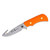 KNIVES OF ALASKA Trekker Whitetail Hunter 4.375in Orange Fixed Knife (00178FG)