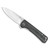 Black Micarta Handle/Satin 14C28N Blade