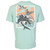 HOOEY Men's Cowboy Surf Aqua Short Sleeve T-Shirt (HT2676AQ)