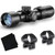HAWKE XB30 Compact 1.5-6x36 IR WA SR 450fps Riflescope with Match Weaver 30mm Low 2pc Black Riflescope Ring Mounts and GRITR Microfibre (12226+22115+GRIT-MF)