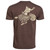 VORTEX Men's Spur Wrangler Brown Heather SS T-Shirt (126-04-BRH)