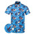 RETRO RIFLE Men's Firecracker Blue Button Down Shirt (43799411)