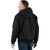 BERNE Men's Highland Duck Black Hooded Active Work Jacket (HJ61BK)