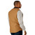 BERNE Men's Heritage Brown Duck Work Vest (V812BD)