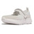 Open Box (Damaged package): FITFLOP F-Mode Flow Crystal-Strap Quilted Mary Janes Shoes, Color: Urban White, Size: 9 (E21-194-070)