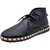 KENGOS Men's Sur Nubuck Leather High Top Lace Up Black Shoe (KM1001NL-BLK) KENGOS Men's Sur Nubuck Leather High Top Lace Up Black Shoe (KM1001NL-BLK)