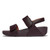 Open Box (Damaged package): FITFLOP Lulu Adjustable Leather Back-Strap Sandals, Color: Plumberry, Size: 7 (FV8-C88-050)