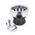 Open Box (Great condition, limited use): CIRO Chrome Drink Holder With Aluminum Clamp Mount Harley-Davidson Models (50414)