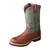 TWISTED X Mens Cowboy Cognac Glazed Pebble/Dark Green Workboot (MSC0005)