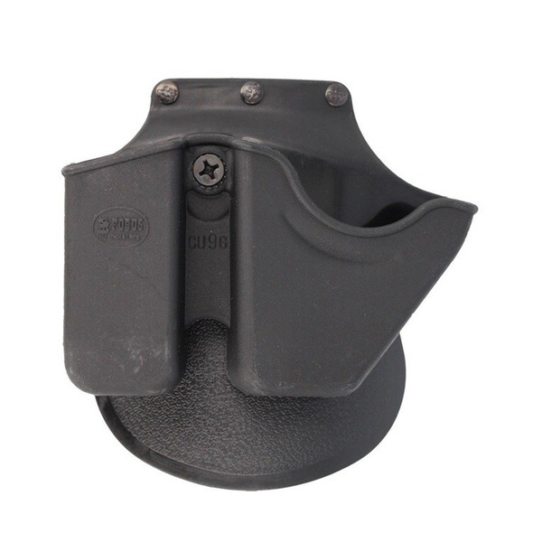 FOBUS Handcuff/Mag Combo Paddle Holster for Glock 9mm, .40 Cal Double-Stack Magazines and Chain Handcuffs (CU9G)