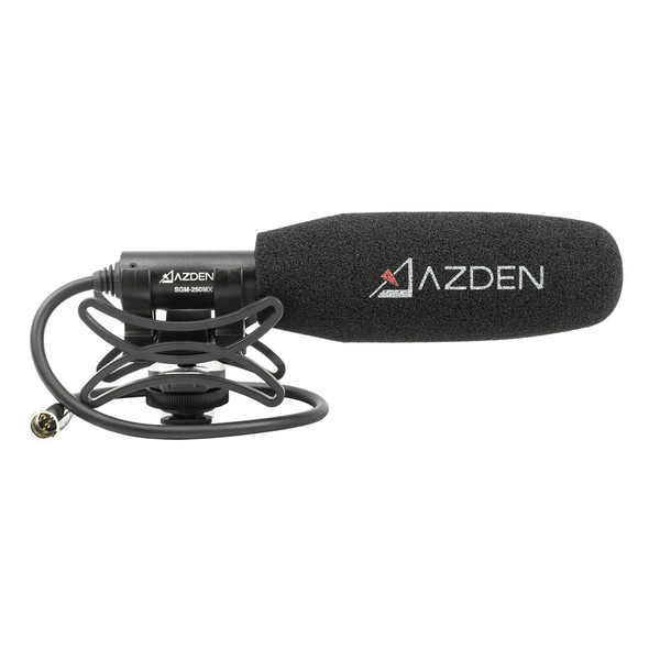 AZDEN Professional Compact Cine Mic Mini XLR Microphone (SGM-250MX)