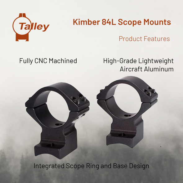 product variation TALLEY Lightweight Kimber 84L 30mm Medium Scope Mount (748X749) image