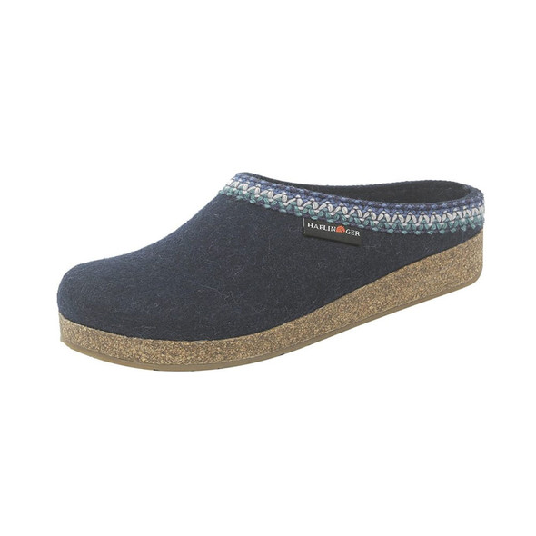 HAFLINGER Unisex Grizzly Zig Zag Arch Support Wool Clogs 711053