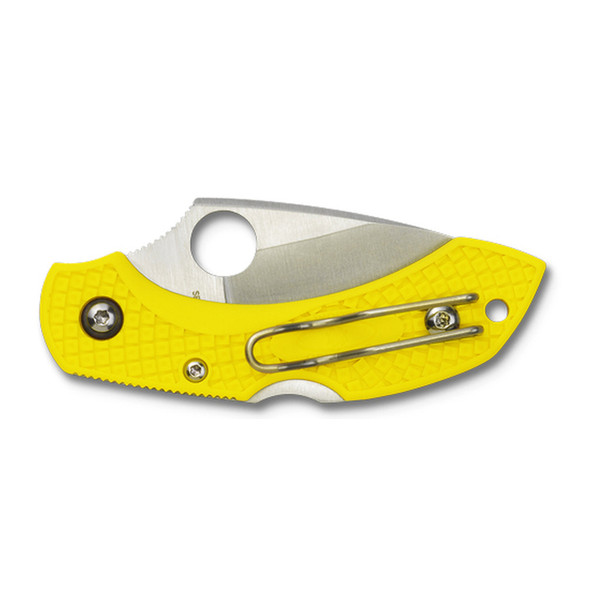 product variation SPYDERCO Dragonfly 2 2.25in Salt Yellow FRN Folding Knife (C28SYL2) image