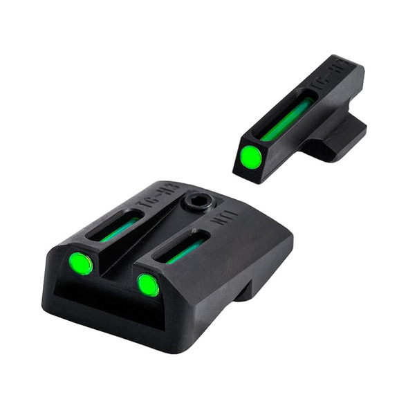 TRUGLO TFO Fiber Optic Fits Novak 1911 .270/.450 Handgun Sight Set (TG131NT2)