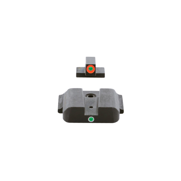 product variation AMERIGLO I-Dot Green Tritium Orange Outline Front/Green Single Dot Rear Night Sight Set (SW-201) image