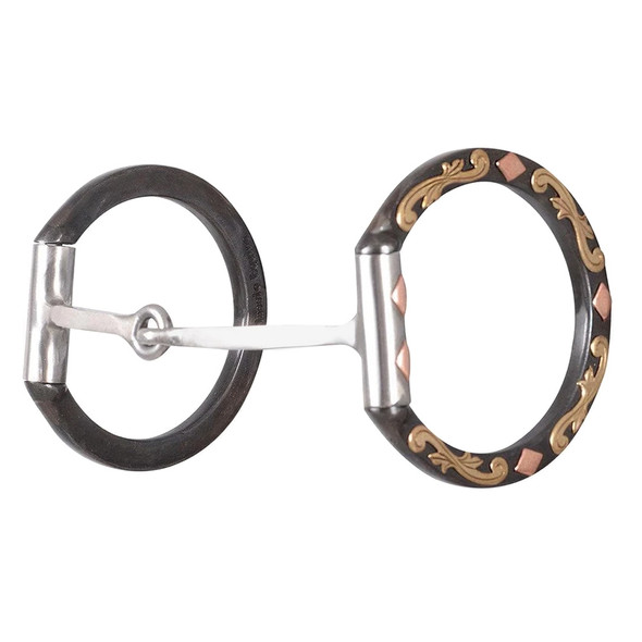 product variation CLASSIC EQUINE Square Snaffle Diamond Dee Ring (BBIT3DDR29SS) image