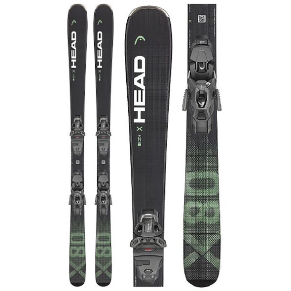 HEAD Unisex Kore X 80 LYT-PR All Mountain Ski with PRW 11 GW Bindings