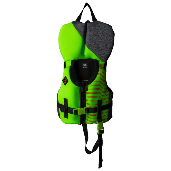 RONIX Boys Vision CGA Inf /Toddler Up to 30lbs Lime Heather Life Vest (214180)