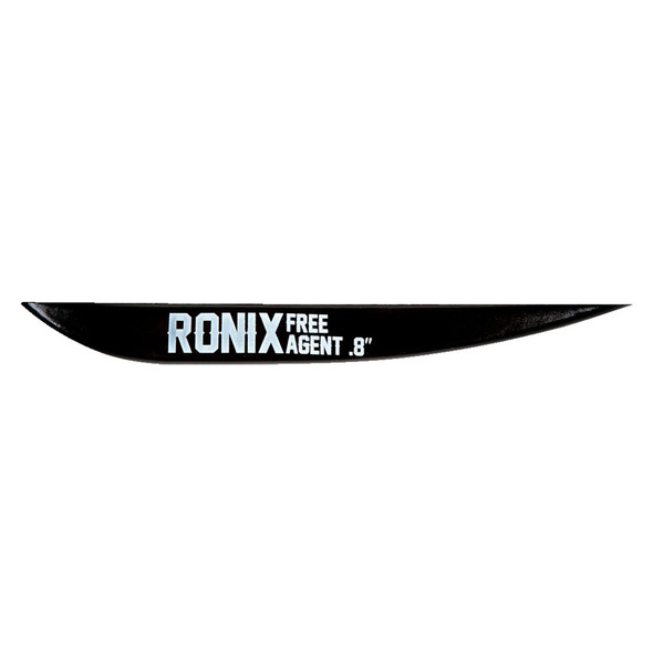 RONIX 0.8in Free Agent Fiberglass 2-Pack Black Surf Fin (219170)