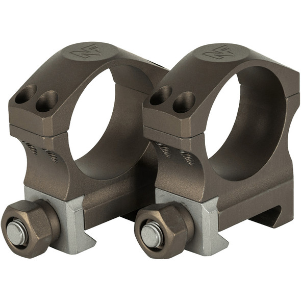 product variation NIGHTFORCE XTRM 1in Medium 34mm Ultralite 6 Screw Dark Earth Ring Set (A679) image