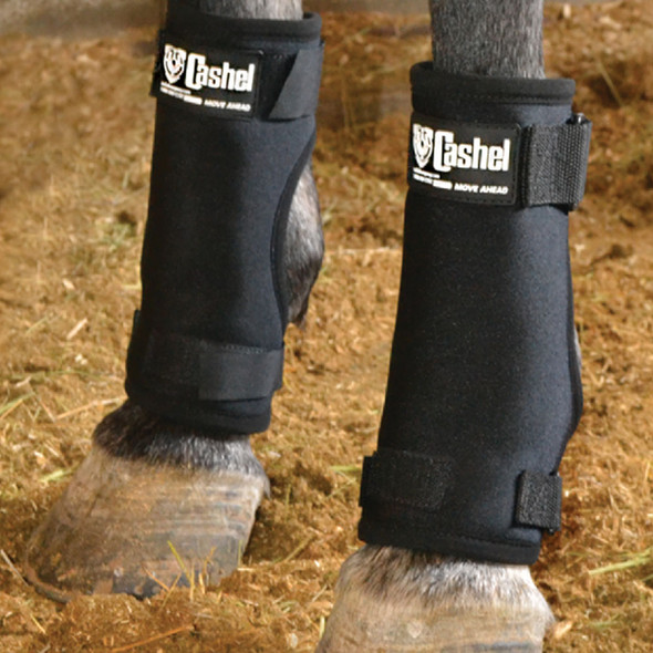 CASHEL Black Large Stall Sore Boots (SSB-BLA-L)