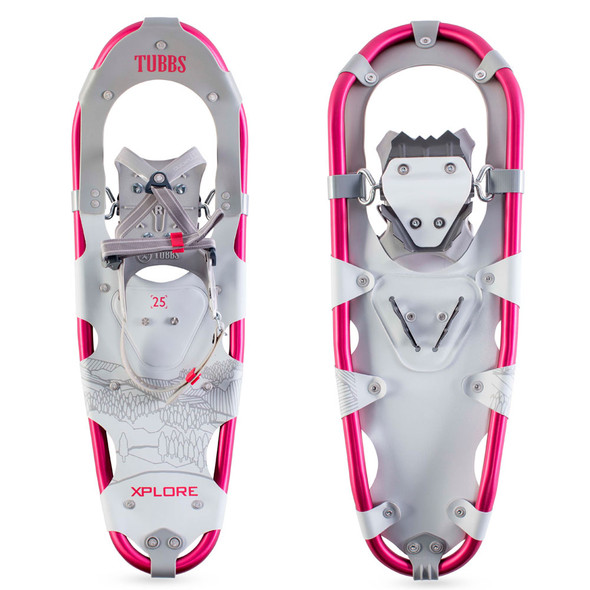 TUBBS Women's Xplore Rasberry Red Snowshoe Kit (X190100601W)