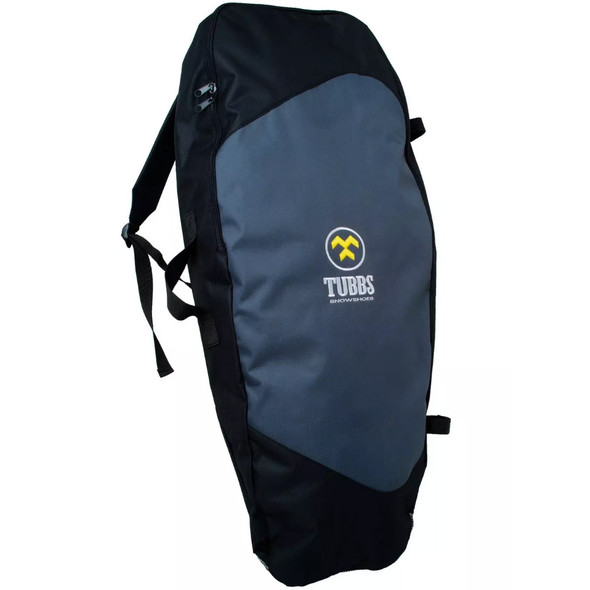 TUBBS Snowshoe Holster | Black Reinforced Polyester Carrier For Snowshoes & Poles | Open Design For Drying