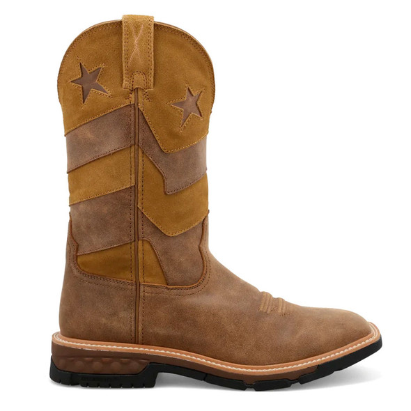 TWISTED X Men's 12in Western Bomber and Bomber Work Boot (MXB0009)