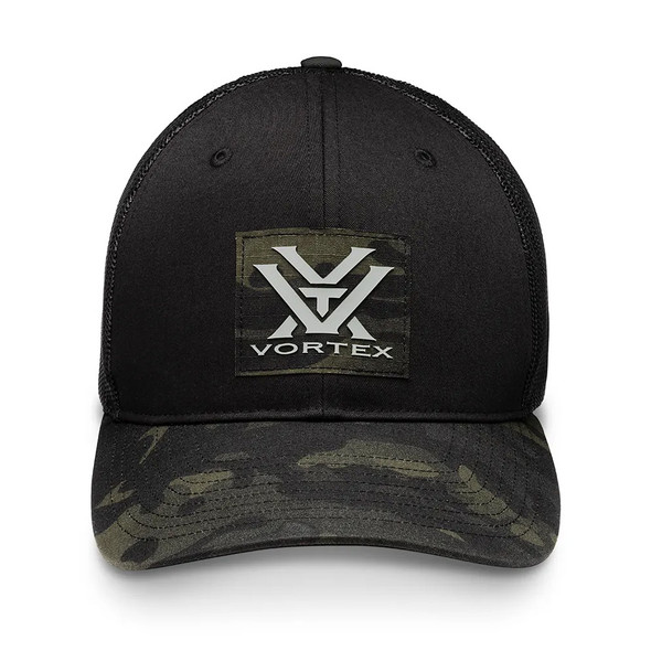 product variation VORTEX Mens Pathbreaker Pro One Size Black MultiCam Camo Cap (222-18-BCA) image