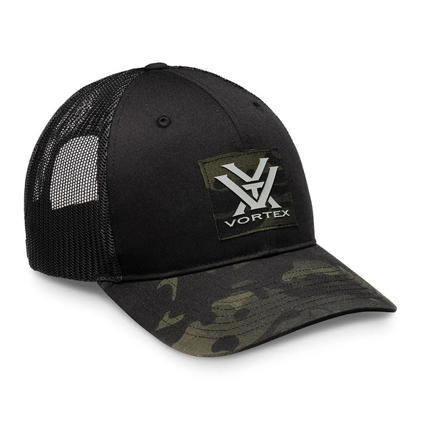 product variation VORTEX Mens Pathbreaker Pro One Size Black MultiCam Camo Cap (222-18-BCA) image