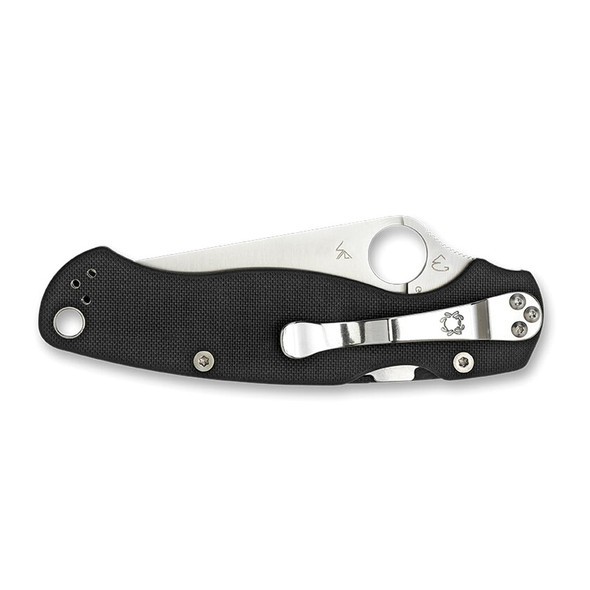 product variation SPYDERCO Para Military 2 3.42in PlainEdge Blade/G-10 Black Left-Hand Folding Knife (C81GPLE2) image