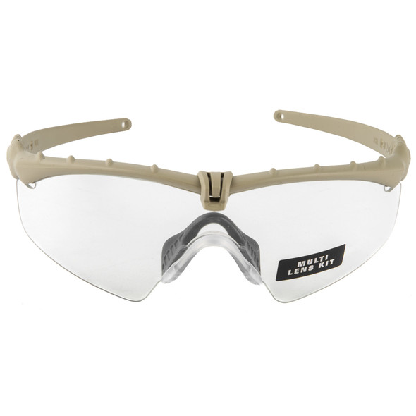 product variation Oakley Standard Issue Ballistic M-Frame 3.0, Glasses, Dark Bone Frame with Grey/Clear Lenses OO9146-07 image