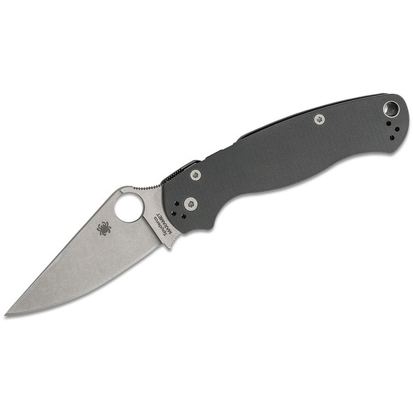 product variation SPYDERCO Para Military 2 3.47in G-10 Dark Gray Folding Knife (C81GPDGY2) image