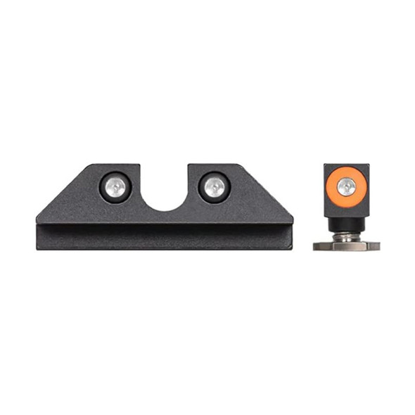 product variation NIGHT FISION Glock 20/21/40 Orange Front Ring U-Notch Black Rear Rings Night Sight Set (GLK-002-007-OGZG) image