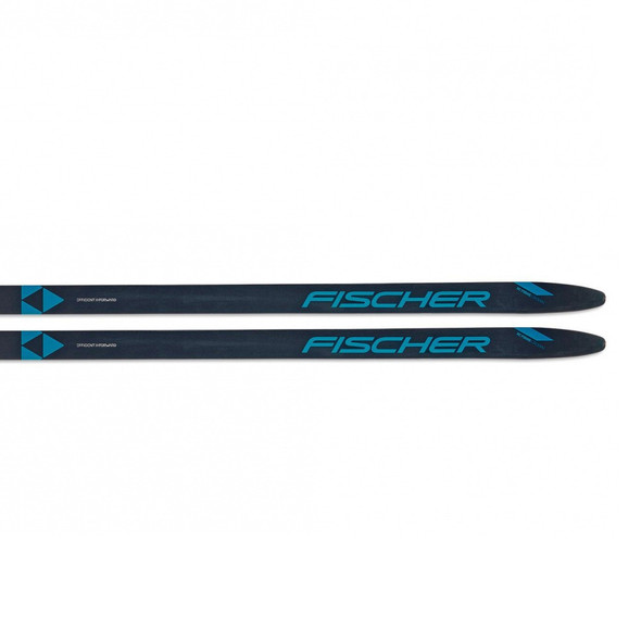 FISCHER Fibre Step Nordic Fitness Black/Blue 196 Skis With Tour Step-In IFP Black/White XC Binding