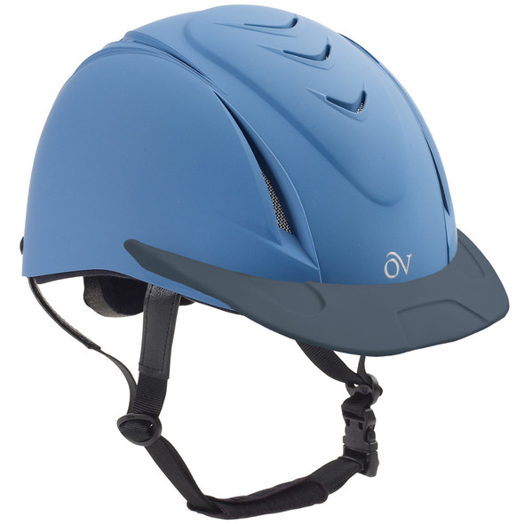 OVATION Deluxe Schooler Blue M/L Helmet With OVATION Deluxe PK/2 Black One Size Hair Net