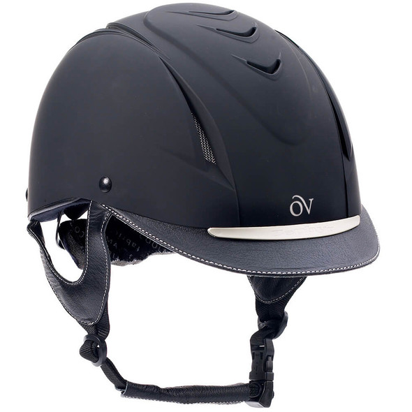 OVATION Z-6 Elite Black M/L Helmet With OVATION Deluxe PK/2 Black One Size Hair Net