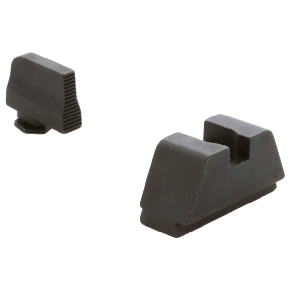 product variation Ameriglo black steel suppressor height front and rear sight set for Glock image