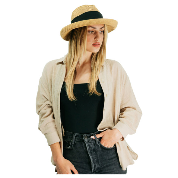 PETER GRIMM Olivia Tan One Size Hat (PGR1941-TAN-O)