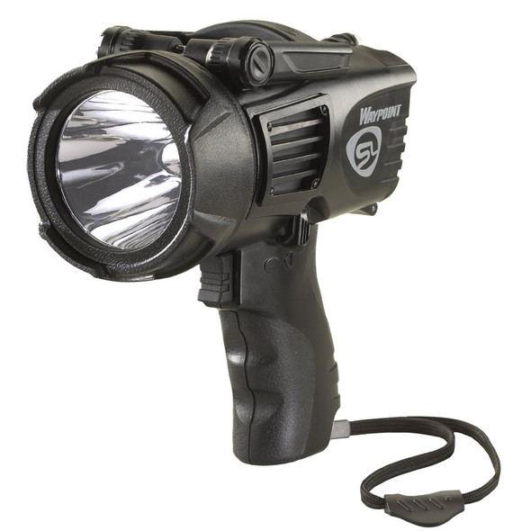 STREAMLIGHT Waypoint 400 Rechargeable Black Spotlight w/ 120V AC Charger (44911)