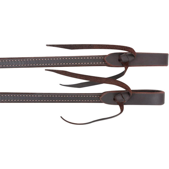 MARTIN SADDLERY Heavy Latigo Doubled and Stitched Split Reins (SR58HLATDS-4)