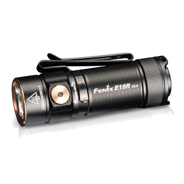 product variation FENIX E18R V2.0 1200 Lumens 16340 Li-ion Battery Black Flashlight (E18R-V2.0) image