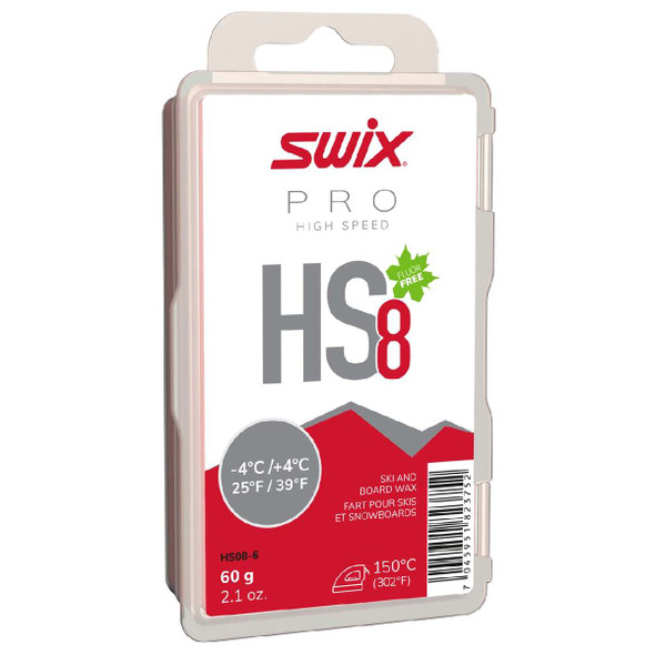 product variation SWIX HS8 -4deg C/+4deg C Red Wax 60g (HS08-6) image