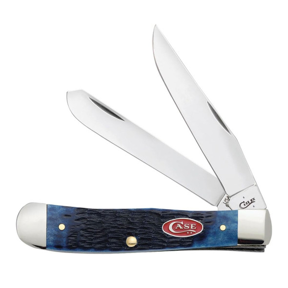 product variation CASE XX Trapper Navy Blue Bone with Red Shield 2-Blade Pocket Knife (07051) image